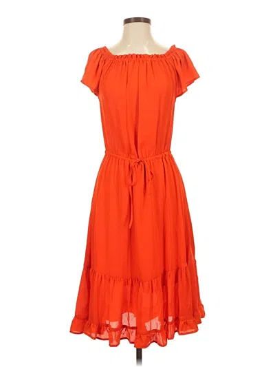 Pre-owned Mossimo Casual Dress In Orange