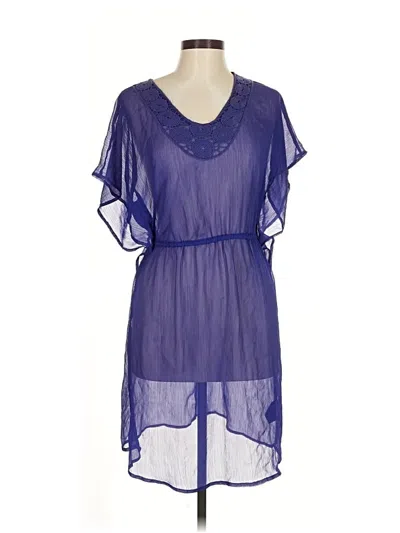 Pre-owned Mossimo Casual Dress In Purple