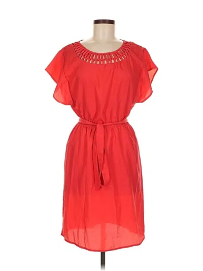 Pre-owned Mossimo Casual Dress In Red
