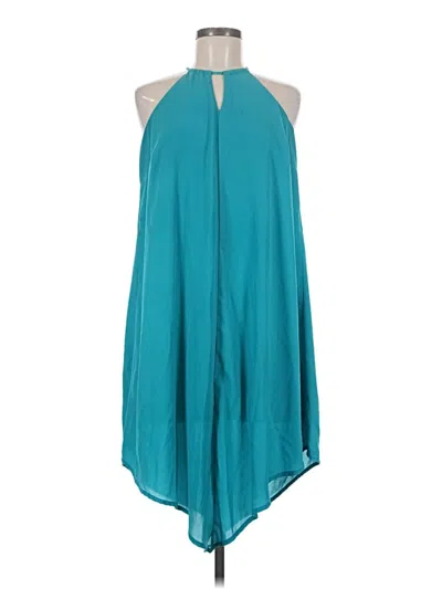 Pre-owned Mossimo Casual Dress In Teal