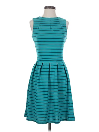 Pre-owned Mossimo Casual Dress In Teal