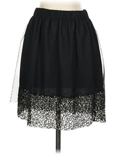 Pre-owned Mossimo Casual Skirt In Black
