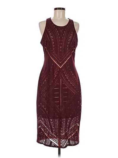 Pre-owned Mossimo Cocktail Dress In Burgundy