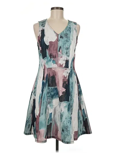 Pre-owned Mossimo Cocktail Dress In Teal
