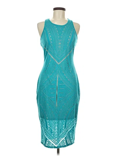 Pre-owned Mossimo Cocktail Dress In Teal