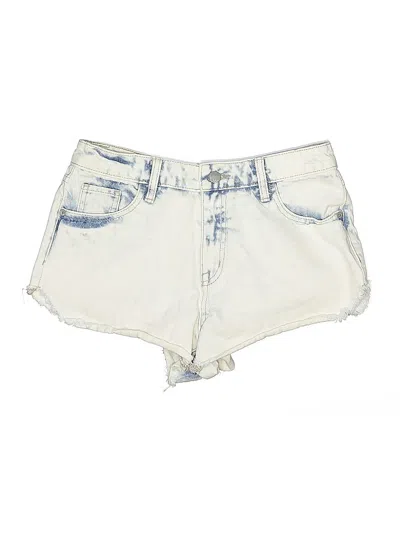Pre-owned Mossimo Denim Shorts In Ivory