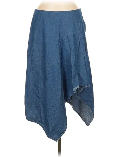 Pre-owned Mossimo Denim Skirt In Blue