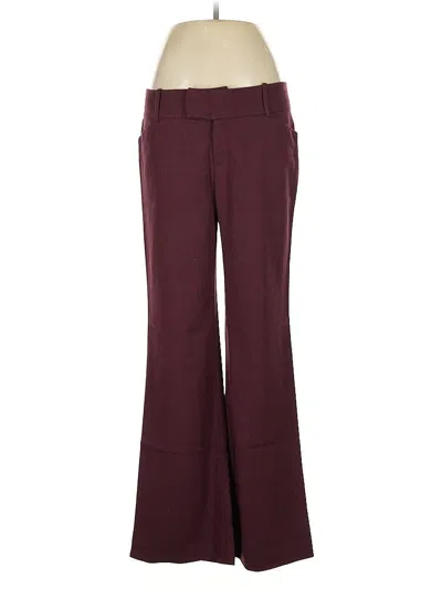 Pre-owned Mossimo Dress Pants In Burgundy