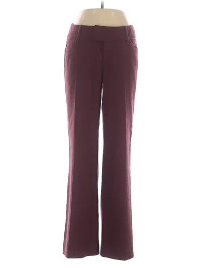 Pre-owned Mossimo Dress Pants In Burgundy
