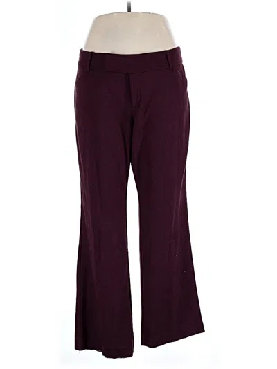Pre-owned Mossimo Dress Pants In Burgundy