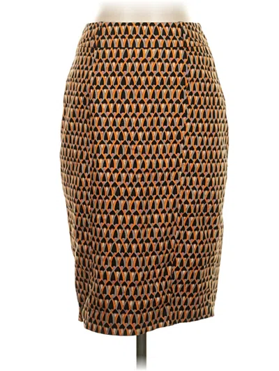 Pre-owned Mossimo Formal Skirt In Brown