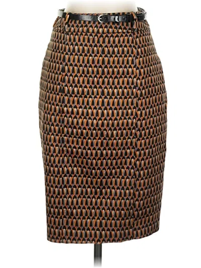 Pre-owned Mossimo Formal Skirt In Brown
