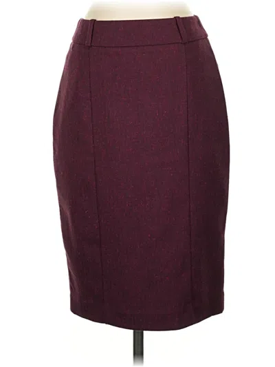 Pre-owned Mossimo Formal Skirt In Burgundy