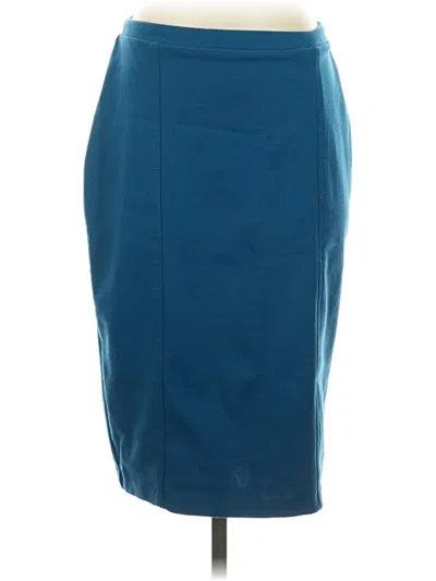 Pre-owned Mossimo Formal Skirt In Teal