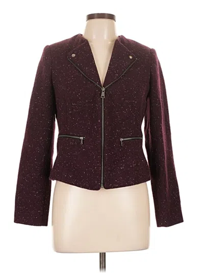 Pre-owned Mossimo Jacket In Burgundy