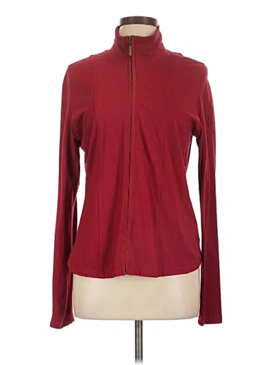 Pre-owned Mossimo Jacket In Burgundy