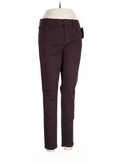 Pre-owned Mossimo Jeggings In Burgundy