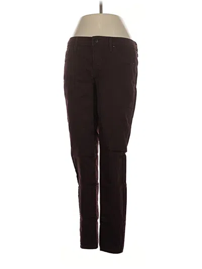 Pre-owned Mossimo Jeggings In Burgundy