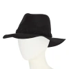 Mossimo Ladies Vegan Suede Womens Panama Hat In Black
