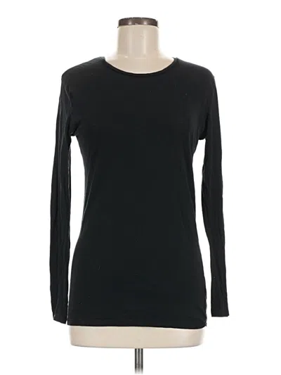 Pre-owned Mossimo Long Sleeve T-shirt In Black