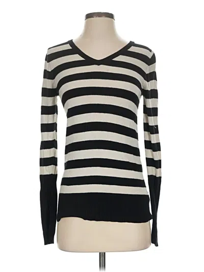Pre-owned Mossimo Long Sleeve T-shirt In Black