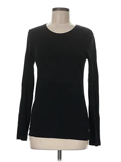 Pre-owned Mossimo Long Sleeve T-shirt In Black