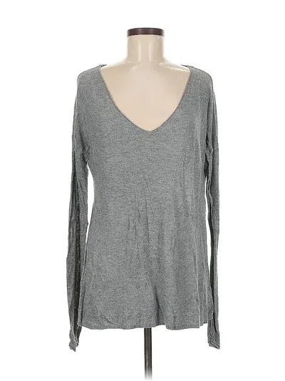 Pre-owned Mossimo Long Sleeve T-shirt In Gray