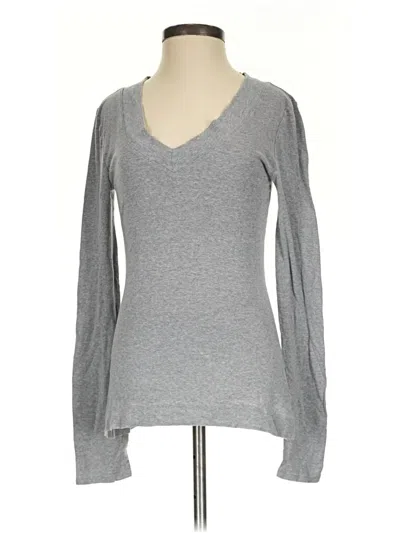 Pre-owned Mossimo Long Sleeve T-shirt In Gray
