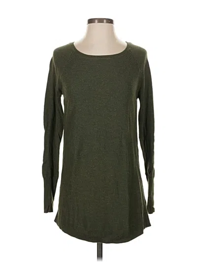 Pre-owned Mossimo Long Sleeve T-shirt In Green