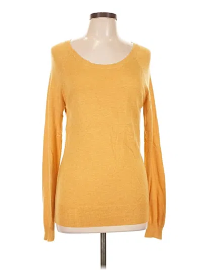 Pre-owned Mossimo Long Sleeve T-shirt In Yellow
