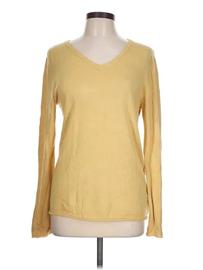 Pre-owned Mossimo Long Sleeve T-shirt In Yellow