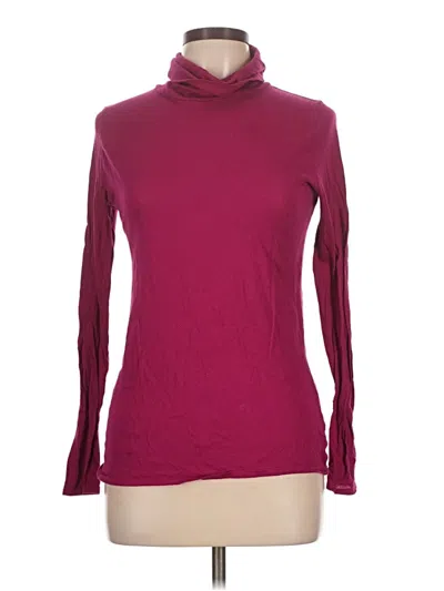 Pre-owned Mossimo Long Sleeve Turtleneck In Burgundy