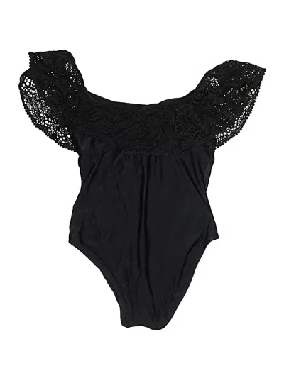 Pre-owned Mossimo One Piece Swimsuit In Black