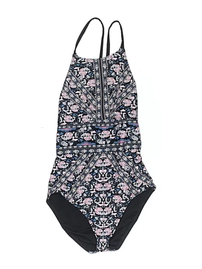 Pre-owned Mossimo One Piece Swimsuit In Black