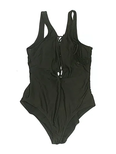 Pre-owned Mossimo One Piece Swimsuit In Green