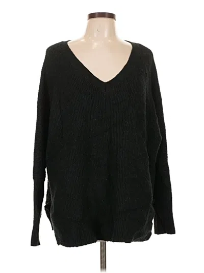 Pre-owned Mossimo Pullover Sweater In Black