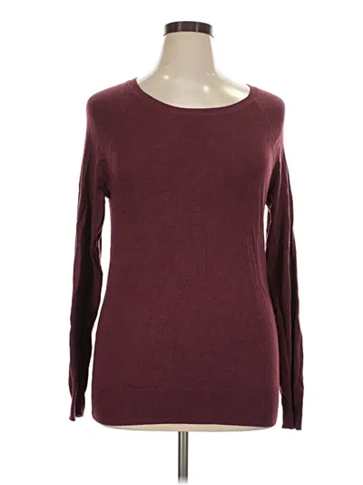 Pre-owned Mossimo Pullover Sweater In Burgundy