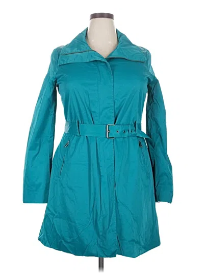 Pre-owned Mossimo Raincoat In Teal
