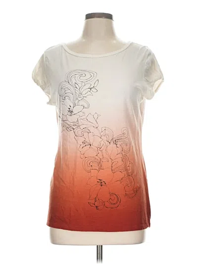 Pre-owned Mossimo Short Sleeve T-shirt In Ivory