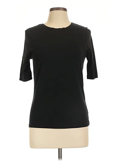 Pre-owned Mossimo Short Sleeve Turtleneck In Black