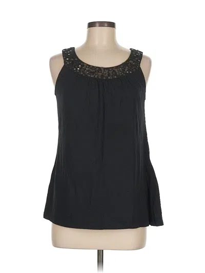 Pre-owned Mossimo Sleeveless Blouse In Black