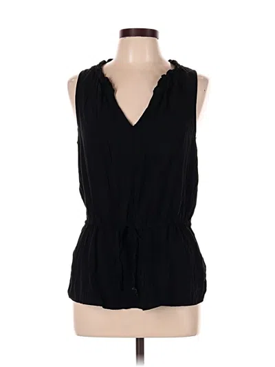 Pre-owned Mossimo Sleeveless Blouse In Black