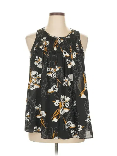 Pre-owned Mossimo Sleeveless Blouse In Black