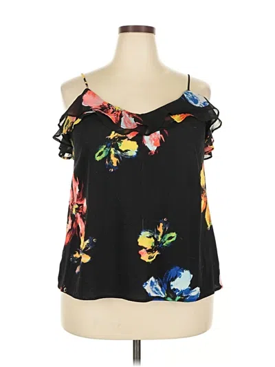 Pre-owned Mossimo Sleeveless Blouse In Black