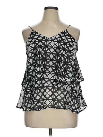 Pre-owned Mossimo Sleeveless Blouse In Black