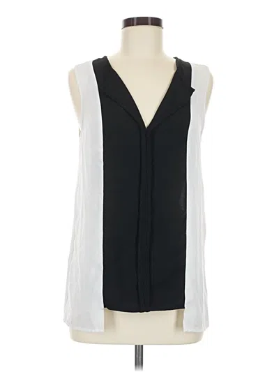 Pre-owned Mossimo Sleeveless Blouse In Black
