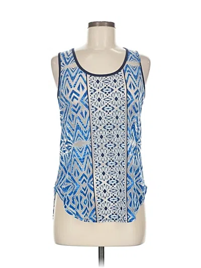 Pre-owned Mossimo Sleeveless Blouse In Blue