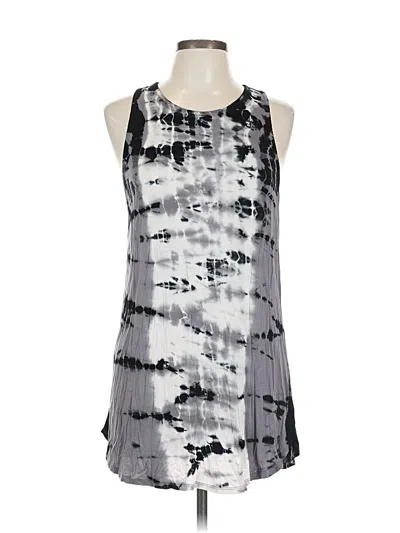 Pre-owned Mossimo Sleeveless Blouse In Gray