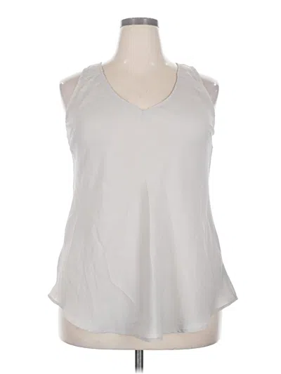 Pre-owned Mossimo Sleeveless Blouse In Gray