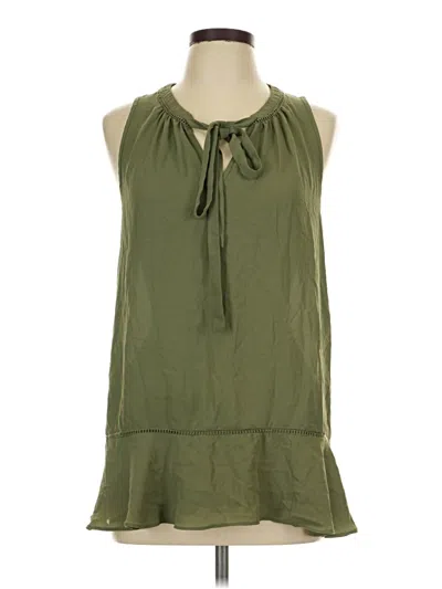 Pre-owned Mossimo Sleeveless Blouse In Green